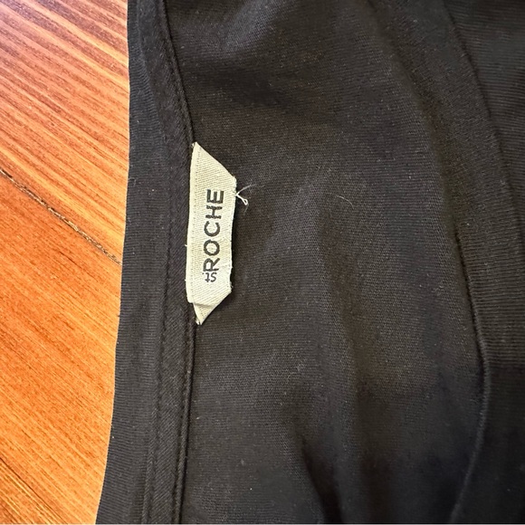 St. Roche echo padded shoulder tee black small cotton - Picture 4 of 8